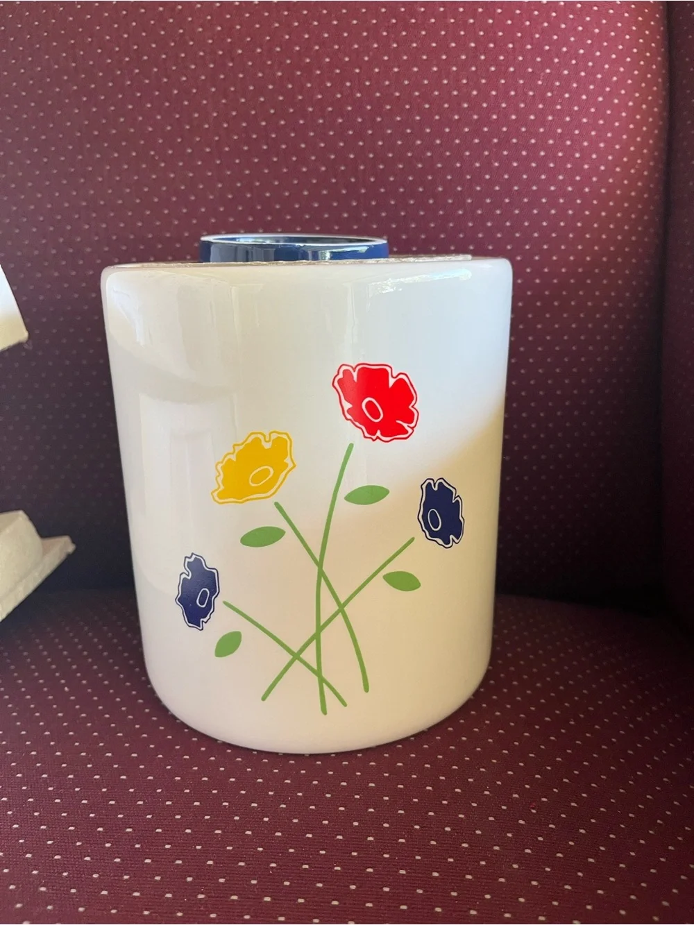 Vintage 1980s Japan Ceramic Canister Set 4-Pc Floral Cottagecore New in Box 86-2